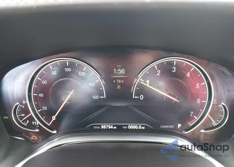 2016 BMW 740I из США, поврежденный, VIN WBA7E2C54GG547550